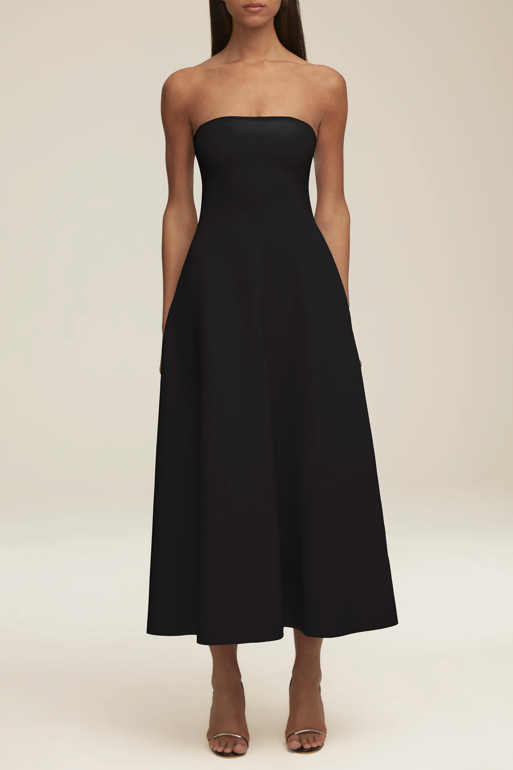 BRANDON MAXWELL, Black Women's Long Dress