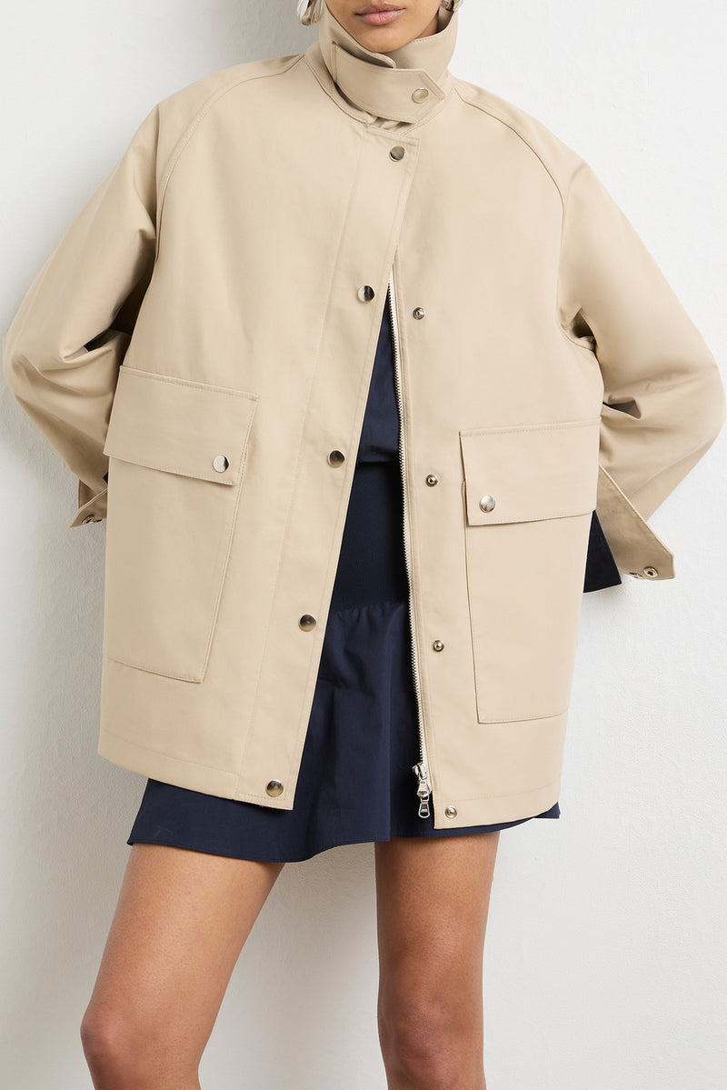 The Celine Jacket in Light Khaki