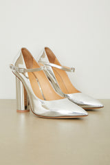 The Mary Jane in Patent Leather Silver