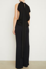 The Ilana Layered Sleeveless Top in Black