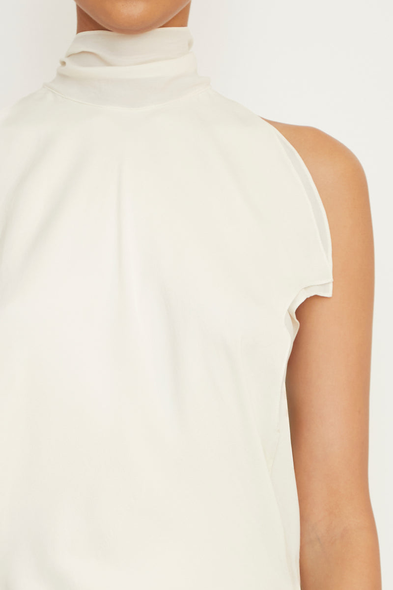 The Ilana Layered Sleeveless Top in Ivory