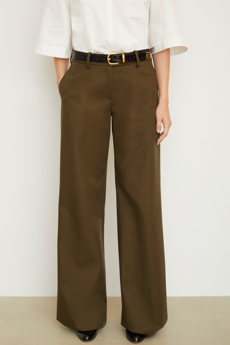 The Tenley Trouser in Olive