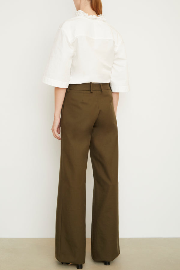 The Tenley Trouser in Olive