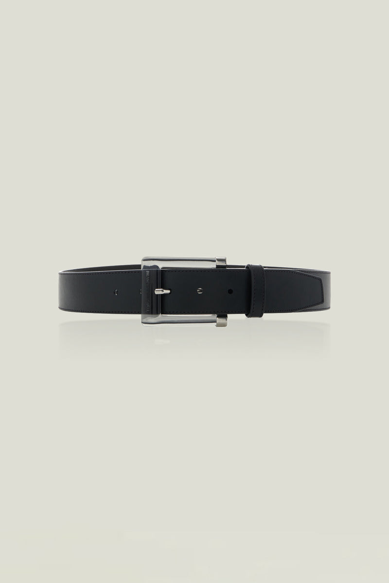 The Leather Belt in Black