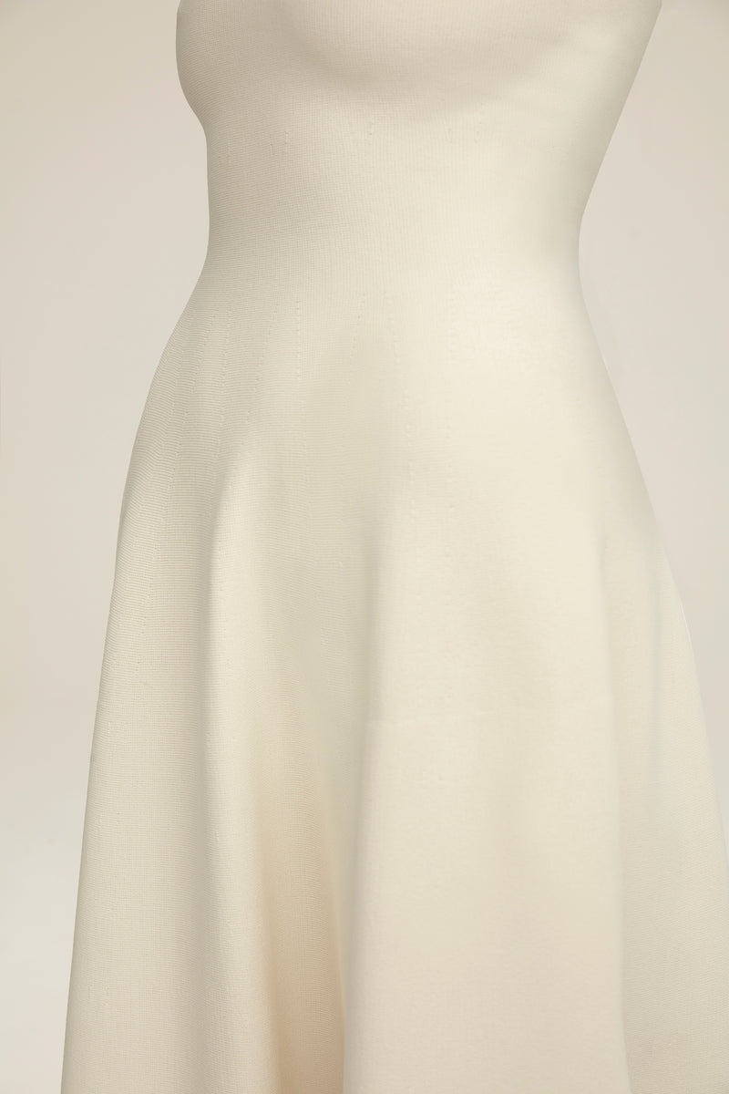 Berry Strapless Knit Midi Dress By Brandon Maxwell