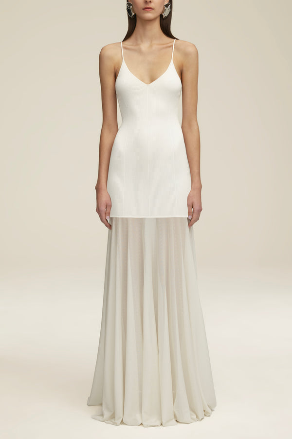 Brandon Maxwell One-shoulder Draped Crepe Gown - White - ShopStyle Wedding  Dresses